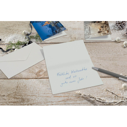 Artikelbild 2 für 10 SIGEL Weihnachtskarten Christmas Art DIN lang, Artikelnummer 352441