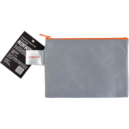 Artikelbild 3 für FolderSys Reißverschlussbeutel grau/orange 0,15 mm, 1 St., Artikelnummer 372981