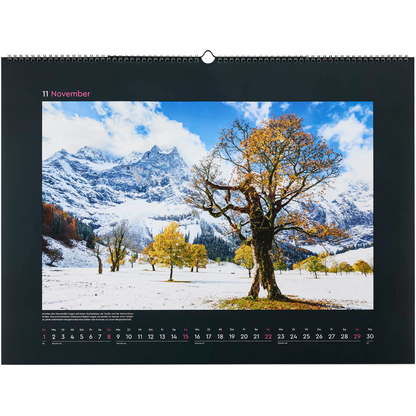 Artikelbild 12 für KUNTH Monats-Wandkalender Farbenprächtige Jahreszeiten 2026, Artikelnummer 575856