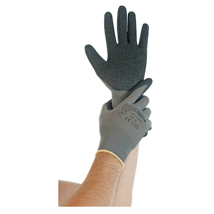 Artikelbild 5 für franz mensch unisex Arbeitshandschuhe SKILL grau Größe L, 12 Paar, Artikelnummer 386102