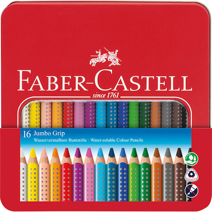 Artikelbild 21 für FABER-CASTELL Jumbo GRIP Buntstifte farbsortiert, 16 St., Artikelnummer 157212