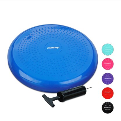 Artikelbild 5 für relaxdays Balance-Kissen blau, Artikelnummer 442461