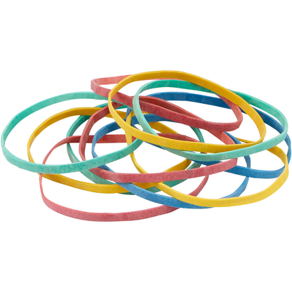 Artikelbild 3 für WIHEDÜ Gummibänder farbig 3,0 mm, Ø 6,4 cm, 100 g, Artikelnummer 964252