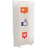 Artikelbild 1 für PAPERFLOW Trennwand easyScreen Business, 62273 bunt 94,0 x 173,4 cm, 1 St., Artikelnummer 205734