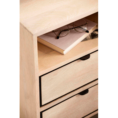 Artikelbild 6 für WOHNLING Nachttisch Massivholz braun 43,0 x 50,0 x 60,0 cm, Artikelnummer 314449