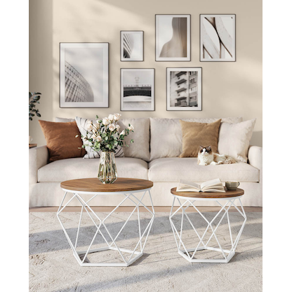 Artikelbild 4 für VASAGLE Couchtische-Set braun, Artikelnummer 439426