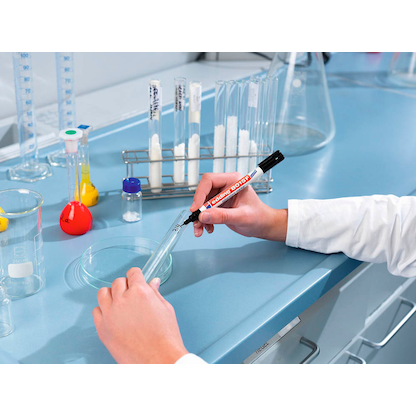 Artikelbild 3 für edding 8015F Labormarker schwarz 0,75 mm, 1 St., Artikelnummer 445674