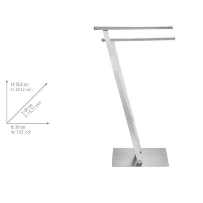 Artikelbild 4 für WENKO Handtuchständer Lirio silber, Artikelnummer 806467