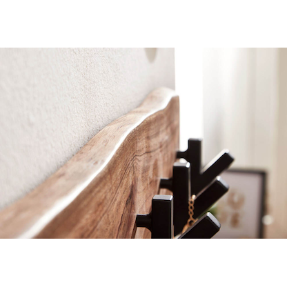 Artikelbild 3 für WOHNLING Wandgarderobe WL6.357 akazie Holz 8 Haken 90,0 x 19,0 cm, Artikelnummer 908554