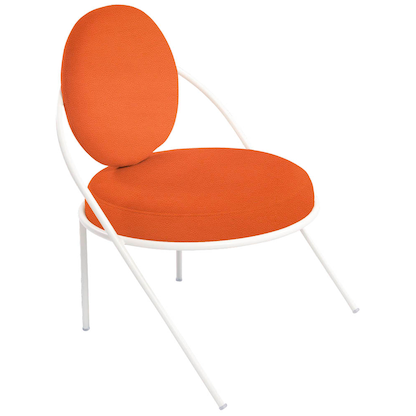 Artikelbild für meet powered by PAPERFLOW Sessel SATURNE rost weiß Kunstleder, 1 St., Artikelnummer 231489