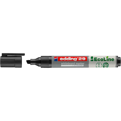 Artikelbild 3 für edding 29 Ecoline Whiteboard-Marker schwarz 1,0 - 5,0 mm, 10 St., Artikelnummer 494944