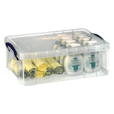 Artikelbild 1 für Really Useful Box Aufbewahrungsbox 12,0 l transparent 46,5 x 27,0 x 15,0 cm, Artikelnummer 253864