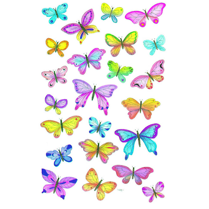 Artikelbild 2 für AVERY Zweckform Aufkleber 4390 Schmetterlinge, 69 Etiketten, Artikelnummer 895938