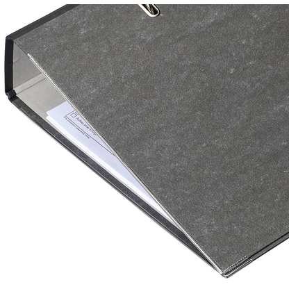 Artikelbild 4 für Grüner Balken Ordner schwarz marmoriert Karton 8,0 cm DIN A4, Artikelnummer 111583