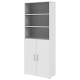 Artikelbild 1 für röhr Regalschrank direct.office, 859W661000 weiß 80,0 x 34,4 x 212,5 cm, Artikelnummer 468464
