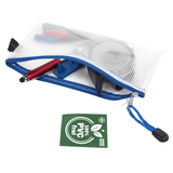 Artikelbild 1 für FolderSys Reißverschlussbeutel transparent/blau 0,20 cm, 1 St., Artikelnummer 592772