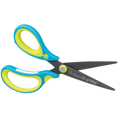 Artikelbild 2 für Pelikan Linkshänder-Papierschere griffix® blau-gelb 14,0 cm, Artikelnummer 708604