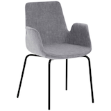 Artikelbild 1 für Mayer Besuchersessel myHELIOS grau schwarz Stoff, 1 St., Artikelnummer 174377