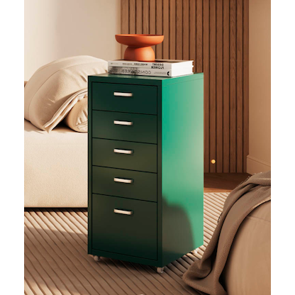 Artikelbild 5 für FlexiSpot Rollcontainer grün 5 Auszüge 28,0 x 41,0 x 69,0 cm, Artikelnummer 656419