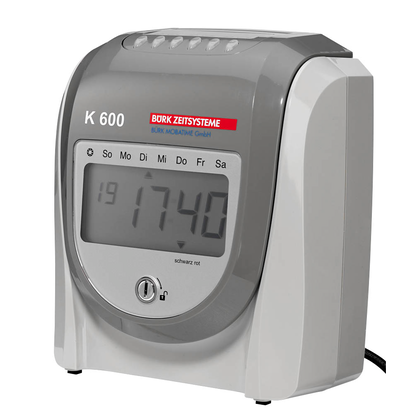 Artikelbild 3 für AKTION: BÜRK MOBATIME K 600 Stempeluhr + GRATIS 500 Stempelkarten, Artikelnummer 384311