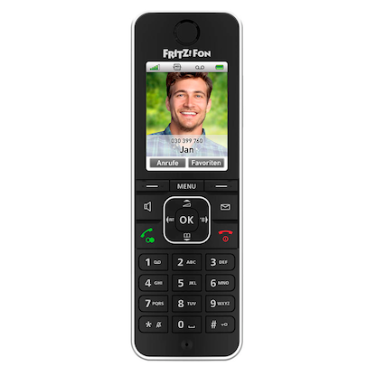 Artikelbild 3 für AKTION: 3 FRITZ! FRITZ!Fon C6 Zusatz-Mobilteile schwarz, Artikelnummer 638967