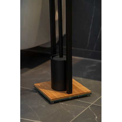 Artikelbild 5 für WENKO WC-Garnitur Bambusa schwarz Metall, Artikelnummer 813987
