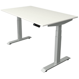 Artikelbild 1 für Kerkmann Move 4 elektrisch höhenverstellbarer Schreibtisch weiß rechteckig, T-Fuß-Gestell silber 140,0 x 80,0 cm, Artikelnummer 997233