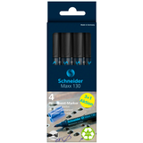 Artikelbild 1 für Schneider Maxx 130 Permanentmarker schwarz 1,0 - 3,0 mm, 4 St., Artikelnummer 435897