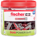 Artikelbild 1 für fischer DuoPower 8x40 Dose 2K 535982 Universaldübel Ø 8 mm x 40 mm, 80 St., Artikelnummer 479919