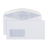 Artikelbild 1 für ELCO Briefumschläge Premium DIN lang+ mit Fenster hochweiß nassklebend 500 St., Artikelnummer 358996