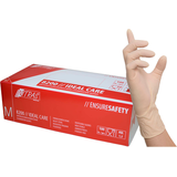 Artikelbild 1 für NITRAS MEDICAL unisex Einmalhandschuhe IDEAL CARE weiß Größe M, 100 St., Artikelnummer 684904