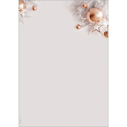 Artikelbild 21 für SIGEL Weihnachtsbriefpapier Christmas in rose-gold Motiv DIN A4 90 g/qm 100 Blatt, Artikelnummer 912164