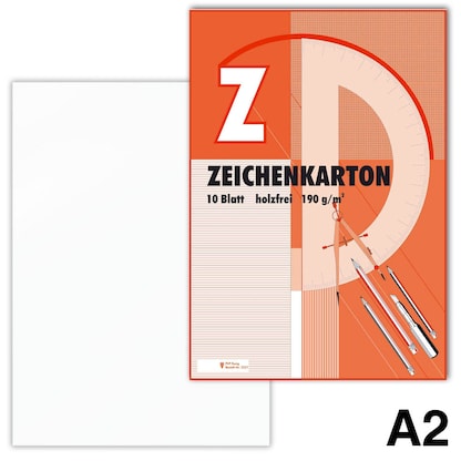 Artikelbild für Zeichenkarton DIN A2, Artikelnummer 884318