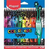 Artikelbild 1 für maped COLOUR'PEPS MONSTER Buntstifte farbsortiert, 24 St., Artikelnummer 303257