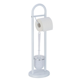 Artikelbild 1 für WENKO WC-Garnitur Siena weiß Metall, Artikelnummer 664411