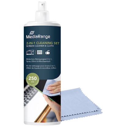 Artikelbild 9 für MediaRange Bildschirm Reinigungsspray 250 ml, Artikelnummer 870333