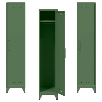 Artikelbild für AKTION: 3 BISLEY Stahlschränke Fern Locker FERLOC3S623P3 olivgrün 38,0 x 51,0 x 180,0 cm, aufgebaut, Artikelnummer 145098