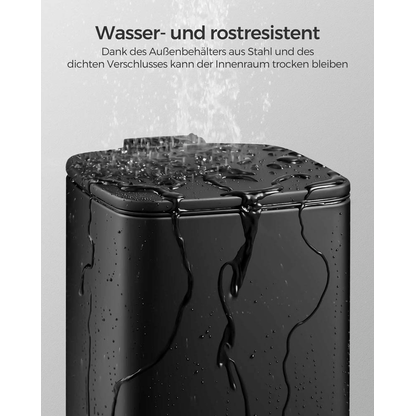 Artikelbild 4 für SONGMICS Mülleimer 8,0 l schwarz, Artikelnummer 290969