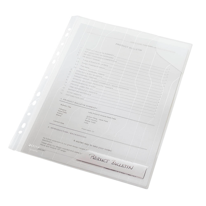 Artikelbild 10 für AKTION: 5 LEITZ Prospekthüllen CombiFile DIN A4 transparent genarbt 0,20 mm mit Prämie nach Registrierung, Artikelnummer 752253