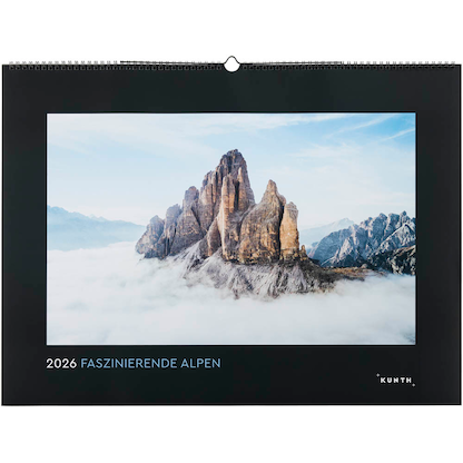 Artikelbild 5 für KUNTH Monats-Wandkalender Fazinierende Alpen 2026, Artikelnummer 575869