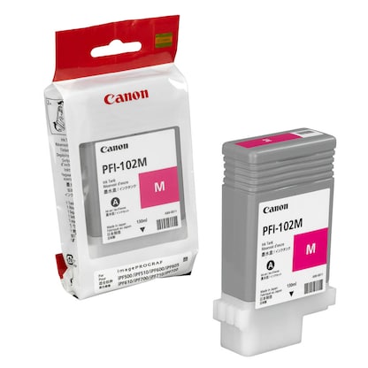 Artikelbild 1 für Canon PFI-102 M magenta Druckerpatrone, Artikelnummer 486662