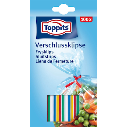 Artikelbild für Toppits Verschlussclips mehrfarbig, 100 St., Artikelnummer 441499