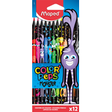 Artikelbild 1 für maped COLOUR'PEPS MONSTER Buntstifte farbsortiert, 12 St., Artikelnummer 303273