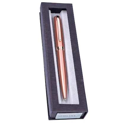 Artikelbild 2 für ONLINE® Kugelschreiber Rose rosegold, Schreibfarbe: schwarz, 1 St., Artikelnummer 598282