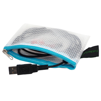 Artikelbild 17 für FolderSys Reißverschlussbeutel transparent/hellblau 0,20 cm, 1 St., Artikelnummer 592883