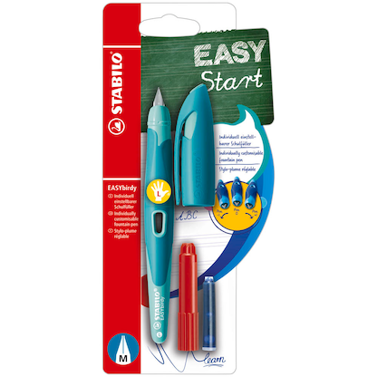 Artikelbild 2 für STABILO EASYbirdy Pastel Patronenfüller aqua grün/mint A (für Anfänger), Artikelnummer 922075