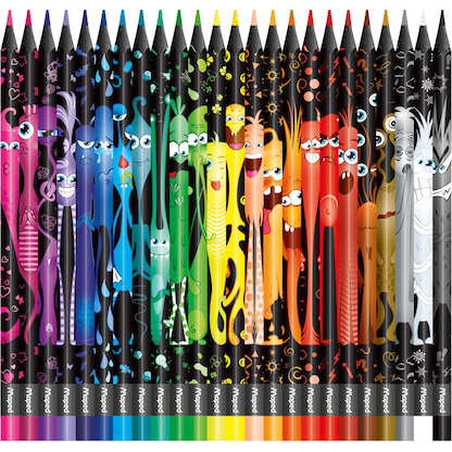 Artikelbild 2 für maped COLOUR'PEPS MONSTER Buntstifte farbsortiert, 24 St., Artikelnummer 303257