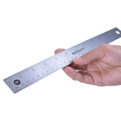 Artikelbild 2 für WESTCOTT Lineal 30,0 cm, grau, Artikelnummer 373831