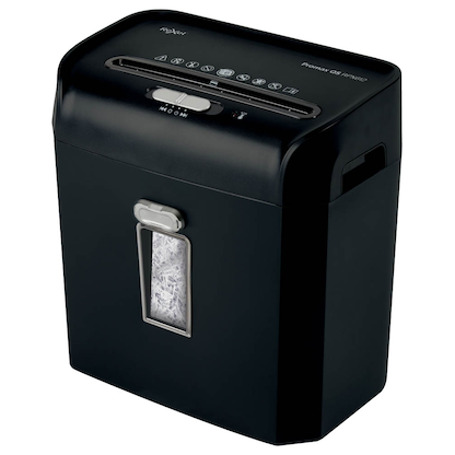 Artikelbild 2 für Rexel ProMax RPX612 Aktenvernichter mit Partikelschnitt P-4, 4 x 40 mm, bis 6 Blatt, schwarz, Artikelnummer 437073