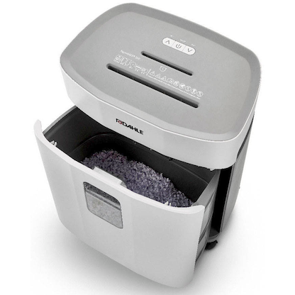 Artikelbild 6 für DAHLE PaperSAFE 260 Aktenvernichter mit Partikelschnitt P-4, 4 x 12 mm, bis 12 Blatt, lichtgrau, Artikelnummer 263481